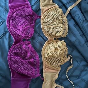 Savagexfenty fashion show velvet bra bundle